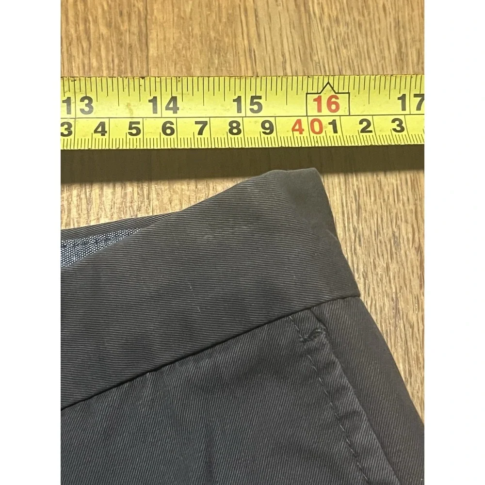 Banana Republic Men's Flat Front Pant Slim Fit Stretch Fabric Wicking Grey 33x34